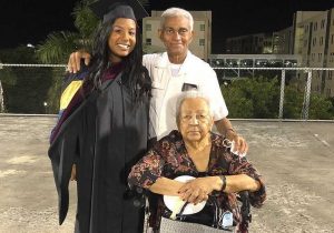 Linette and her grandparents